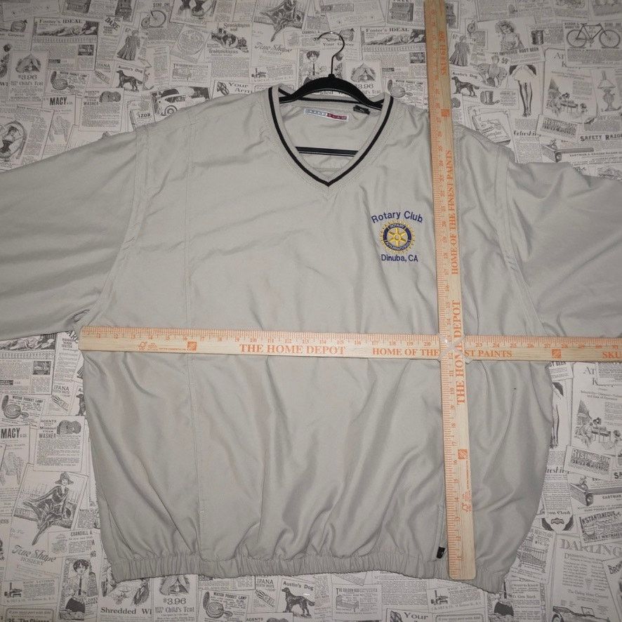 Vintage XXL-VintageY2K rotary club Dinuba California 00s windbreaker Size US XL / EU 56 / 4 - 4 Thumbnail