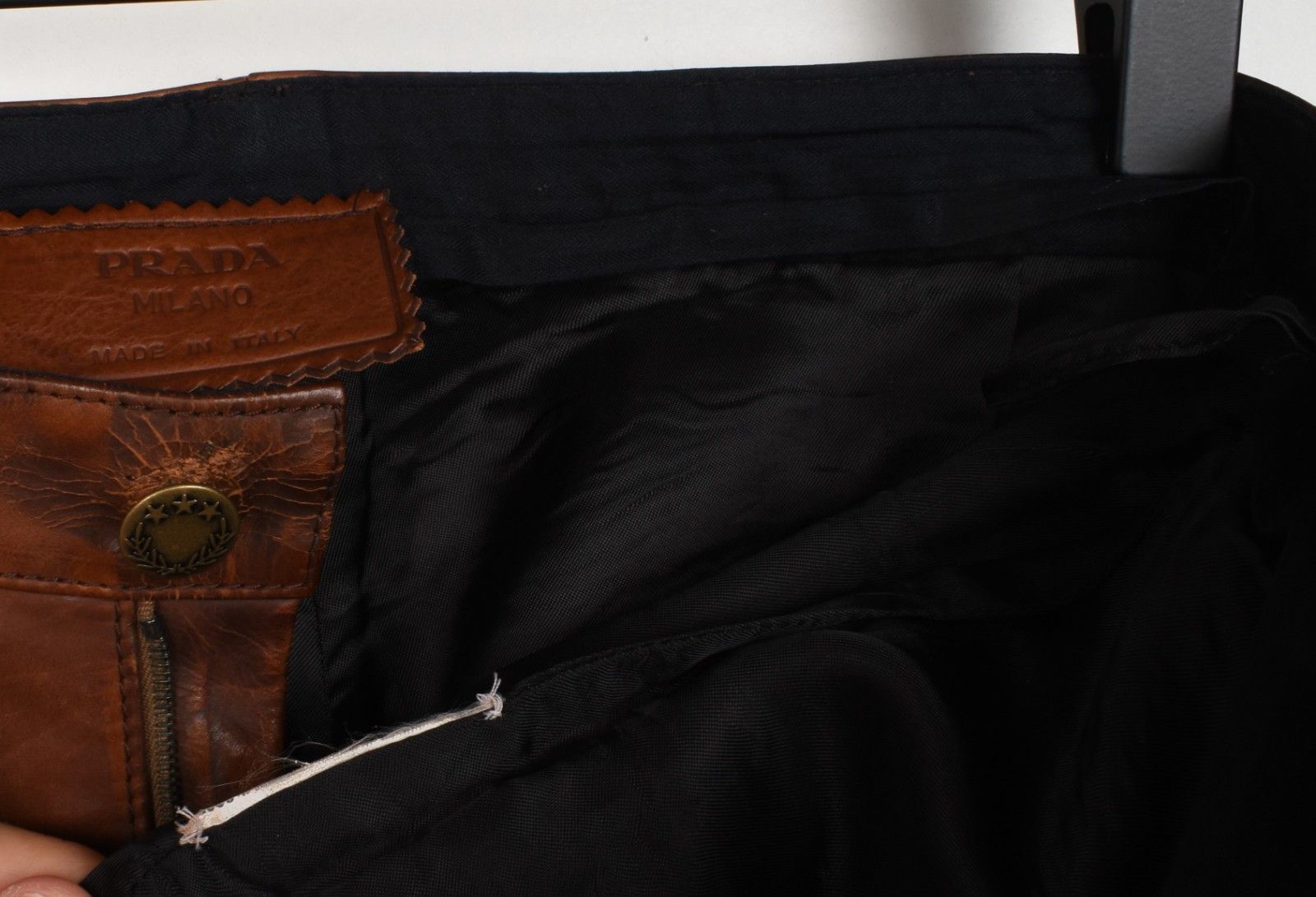 Prada Prada Vintage Distressed Modified, Button Men Pants Size M Size US 32 / EU 48 - 9 Thumbnail