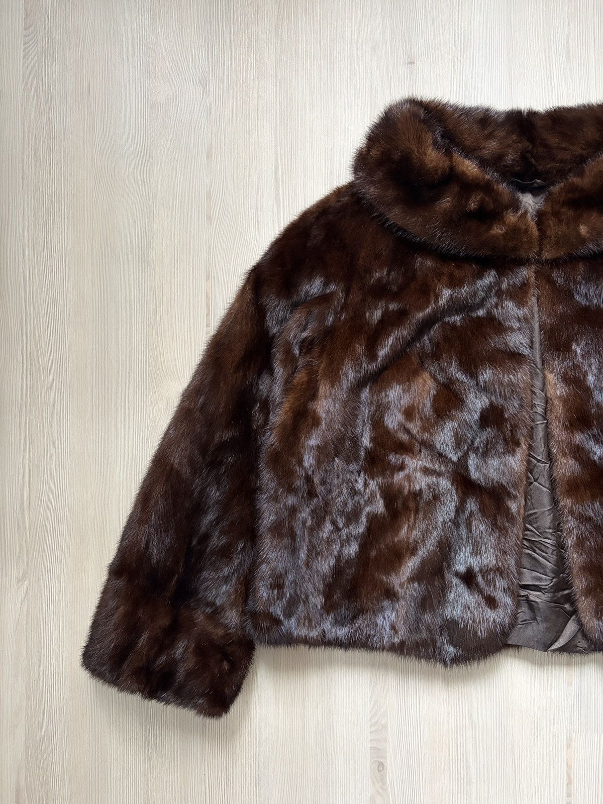 Luxe Ellis Barker Furs Chester Mink Cropped Short Coat Size M / US 6-8 / IT 42-44 - 5 Thumbnail