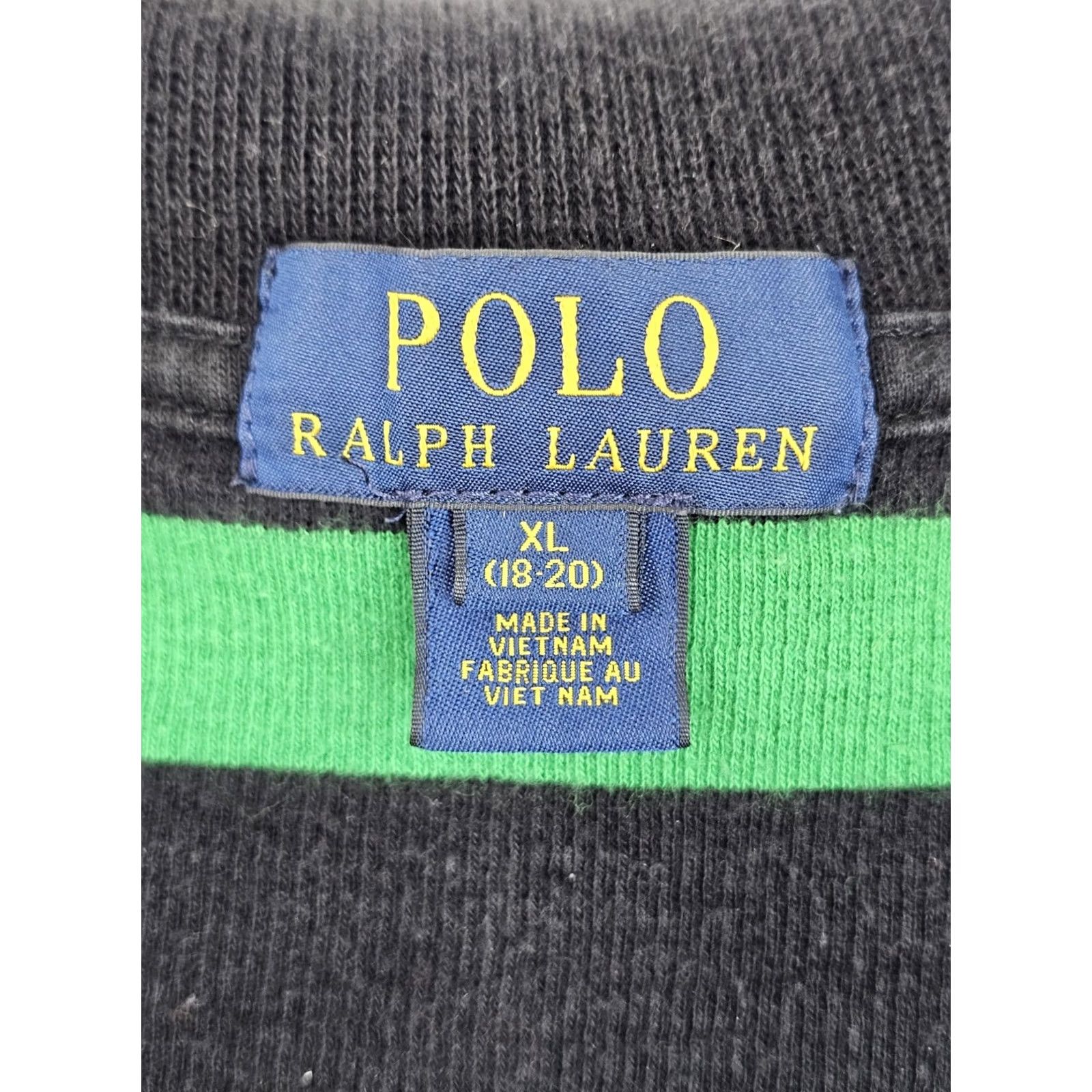 Polo Ralph Lauren VTG Polo Ralph Lauren 1/4 Zip Rugby Sweater Men XL Green Striped Polo Ralph Lauren 1/4 Zip Rugby Sweater Men XL Green Striped Size US XL / EU 56 / 4 - 3 Thumbnail