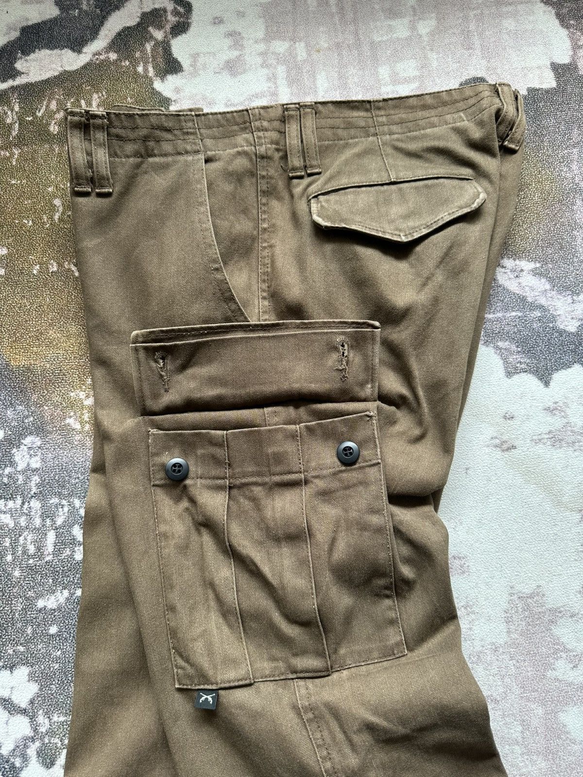 roarguns Early 00's Roar [ pre Roarguns ] cargo D-ring pant Size US 33 - 6 Thumbnail
