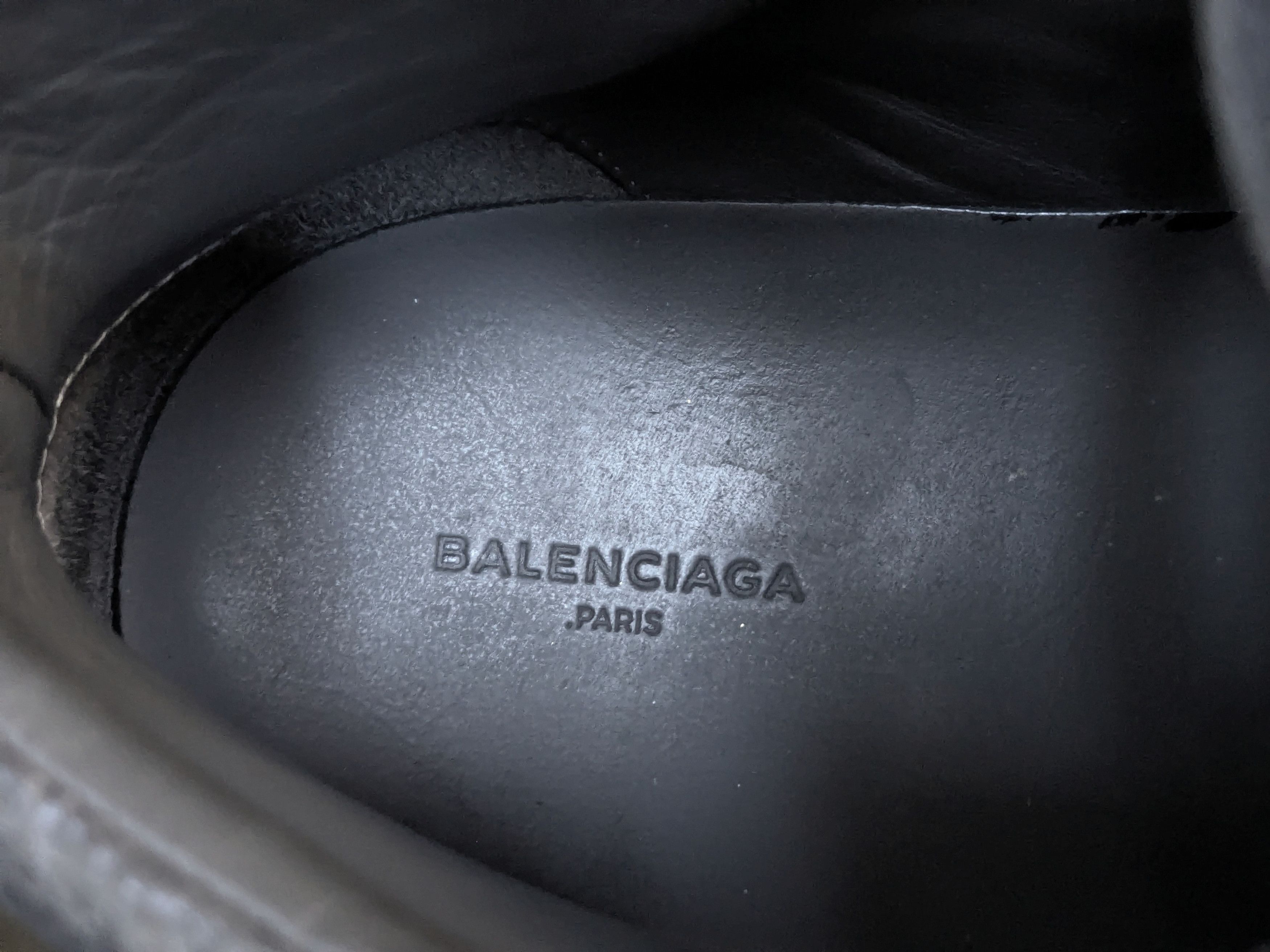 Balenciaga Balenciaga Arena Gray Black 12 High Tops Leather Size US 12 / EU 45 - 12 Thumbnail