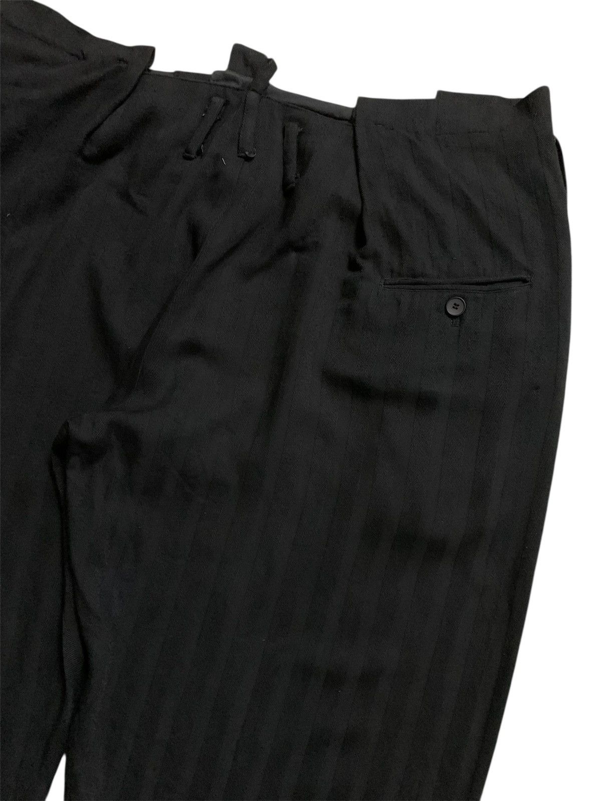 Yohji Yamamoto 💥Final💥Vtg Ys Yohji Yamamoto Rayon Stripe Pant Size US 39 - 4 Thumbnail