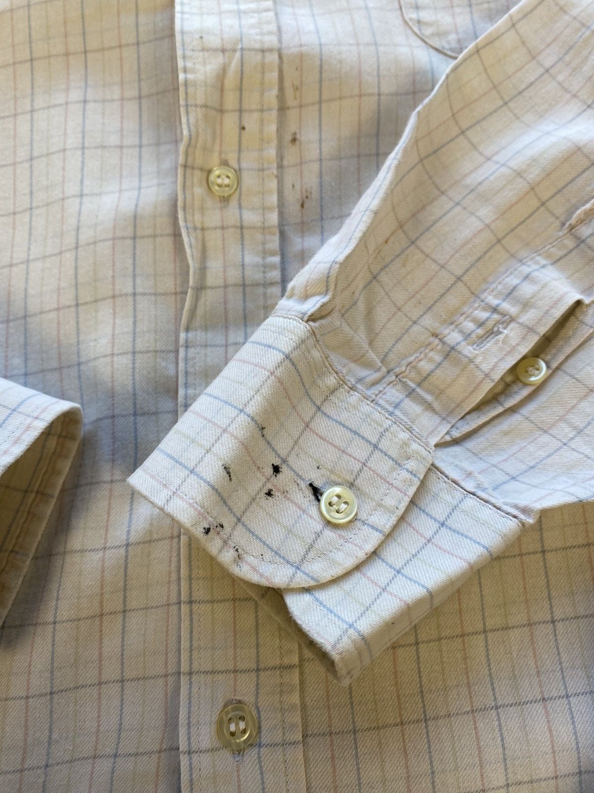Burberry × Vintage Vintage Y2K Burberrys of London Flannel Shirt Button Up 90s Size US XL / EU 56 / 4 - 8 Thumbnail