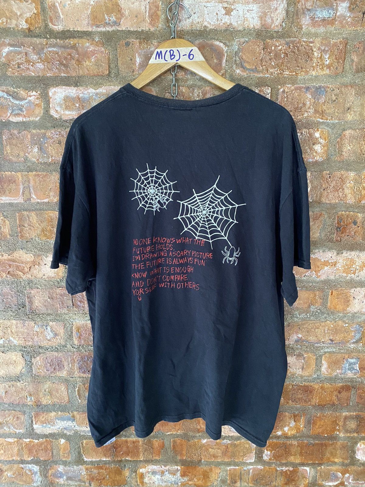 Japanese Brand × Vintage 2000s Spider Web Japan Poem tee Size US L / EU 52-54 / 3 - 2 Thumbnail