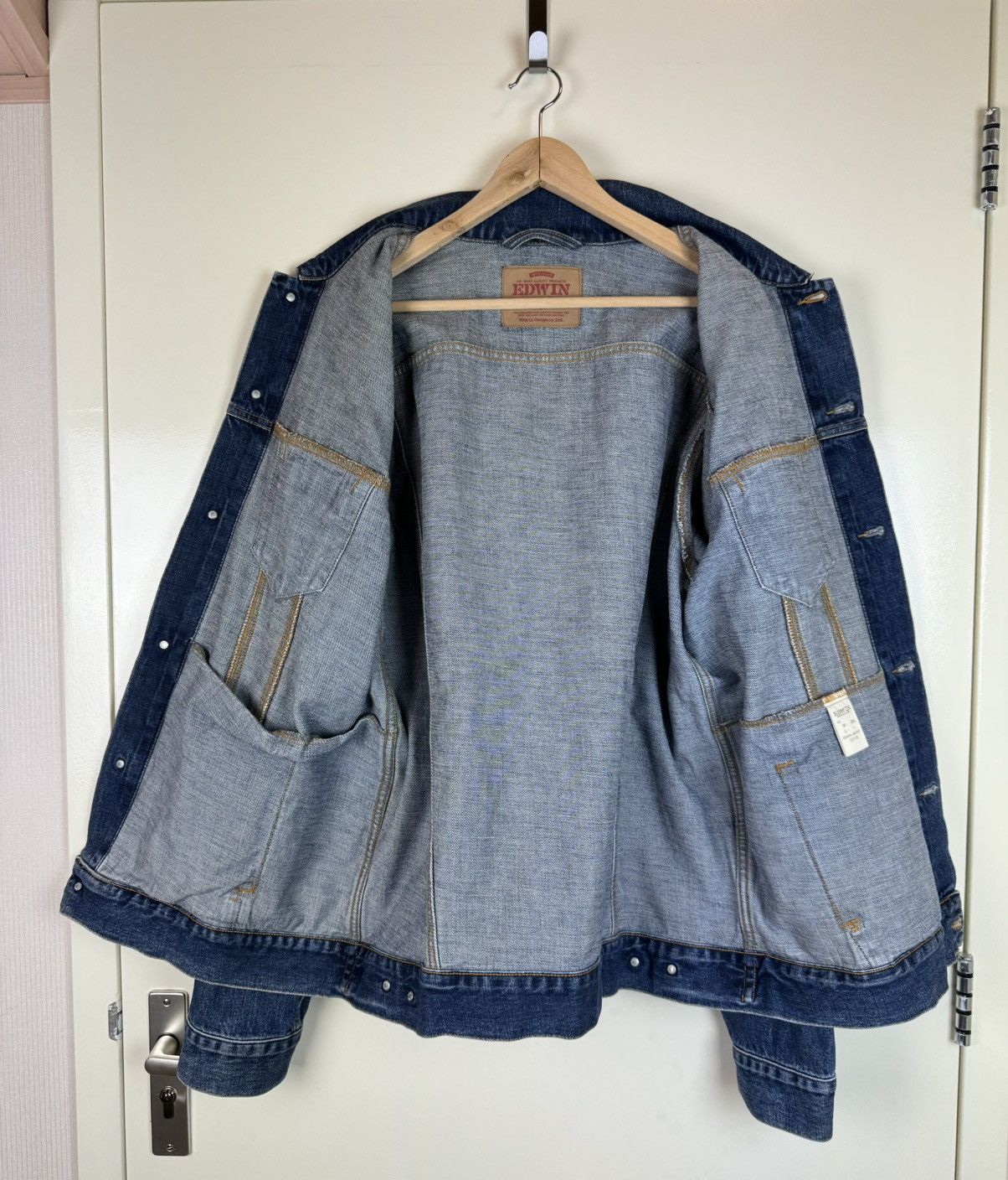 Edwin Edwin Japanese Selvedge Denim Vintage Jacket Filson Coat XXL Size US XXL / EU 58 / 5 - 16 Thumbnail