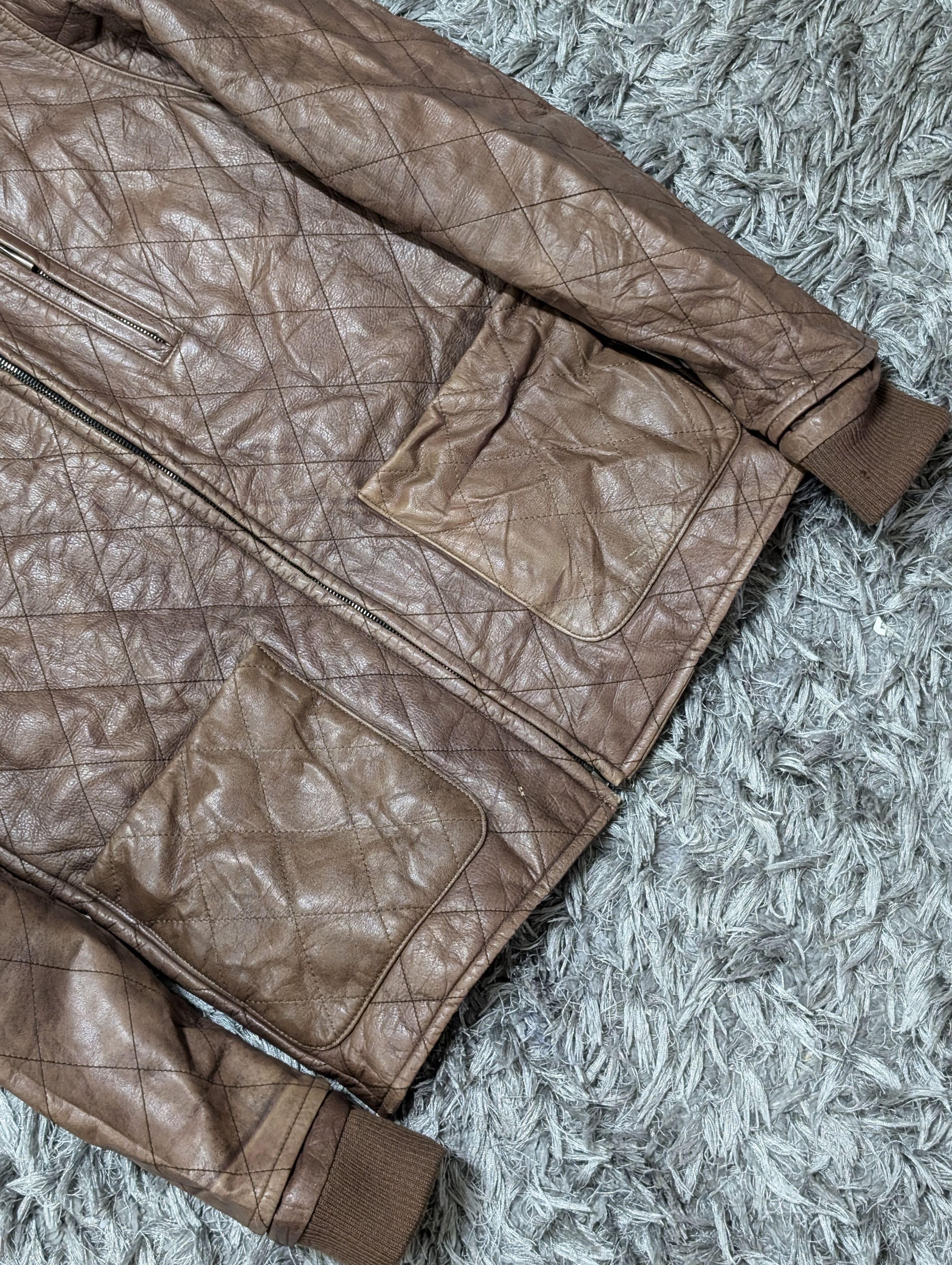 Japanese Brand Vintage Over Dose by The Creative Clan Leather Jacket Size US M / EU 48-50 / 2 - 6 Thumbnail