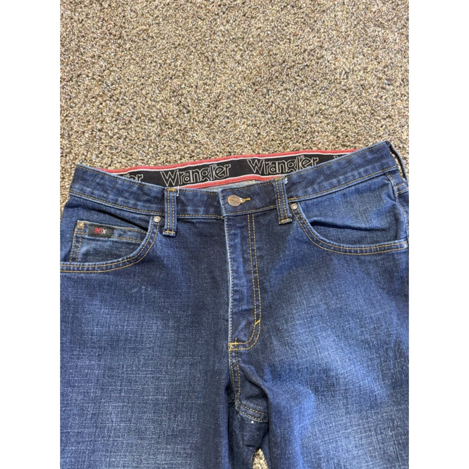 Wrangler Wrangler Jeans Bootcut 32x32 32x32 2 Lot Men Denim Blue 5-Pocket Regular Inseam 32 Cotton Cotton Denim Vintage No? Size US 32 / EU 48 - 3 Thumbnail