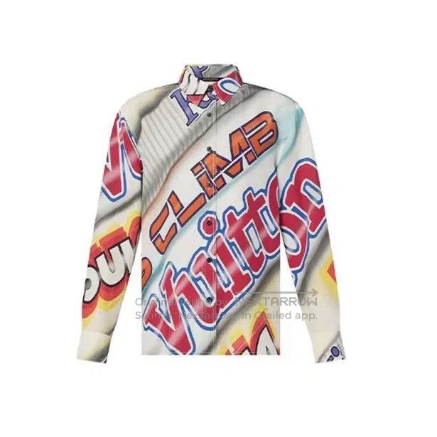 Louis Vuitton Louis Vuitton Graffiti Letter Shirt Size XS / US 0-2 / IT 36-38 - 6 Thumbnail