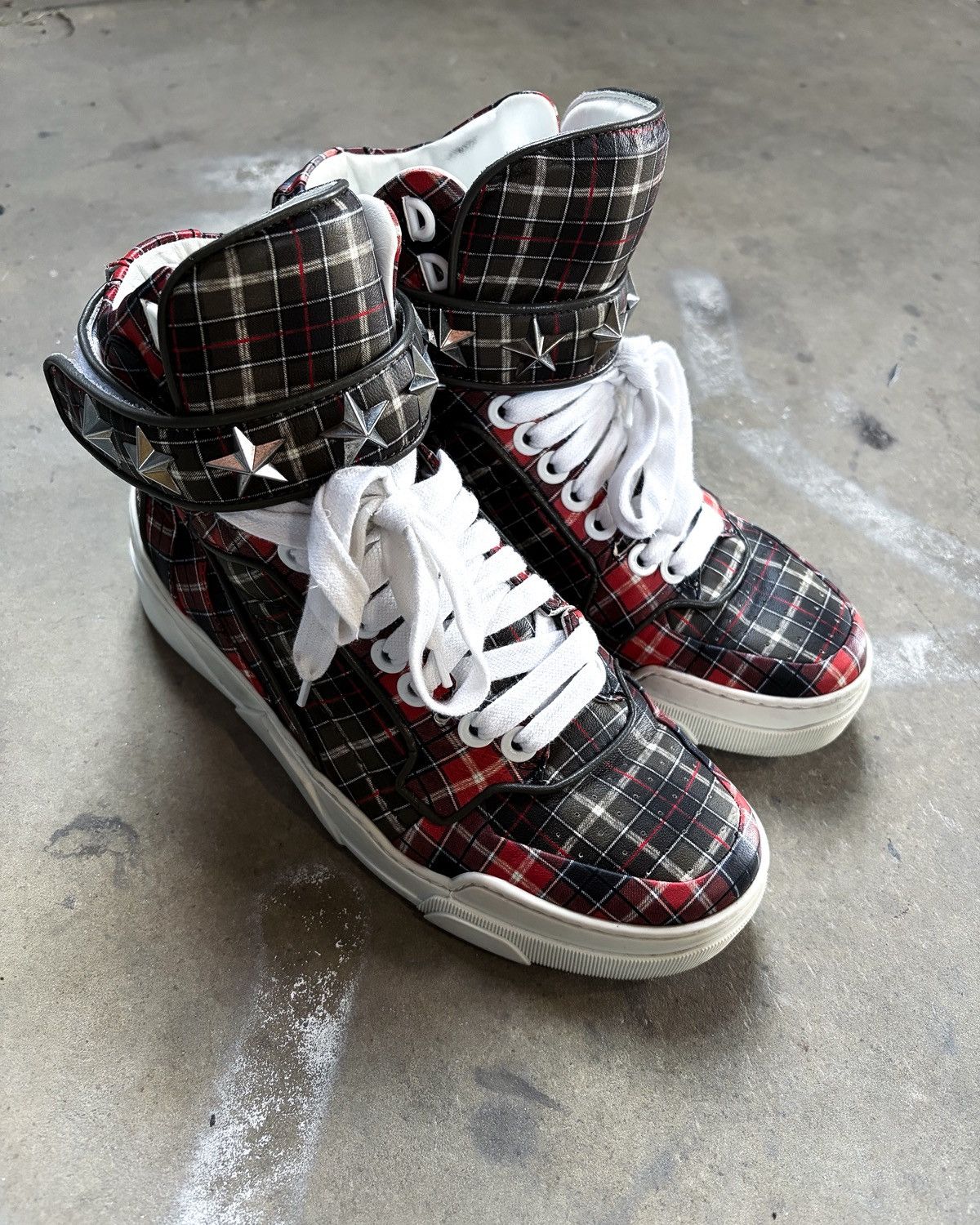 Givenchy S/S14 PLAID TYSON HIGH TOP Size US 7 / EU 40 - 5 Thumbnail