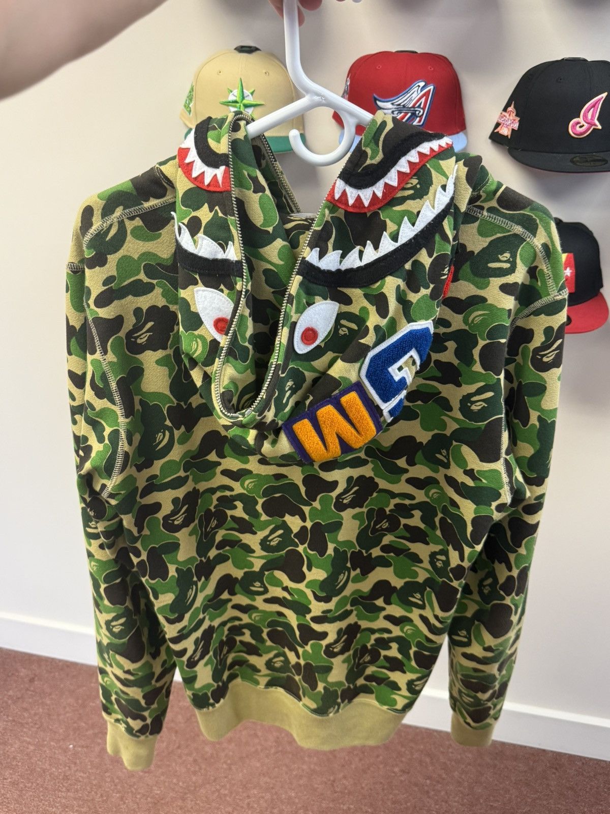 Bape Bape shark Hoodie Size US L / EU 52-54 / 3 - 2 Thumbnail