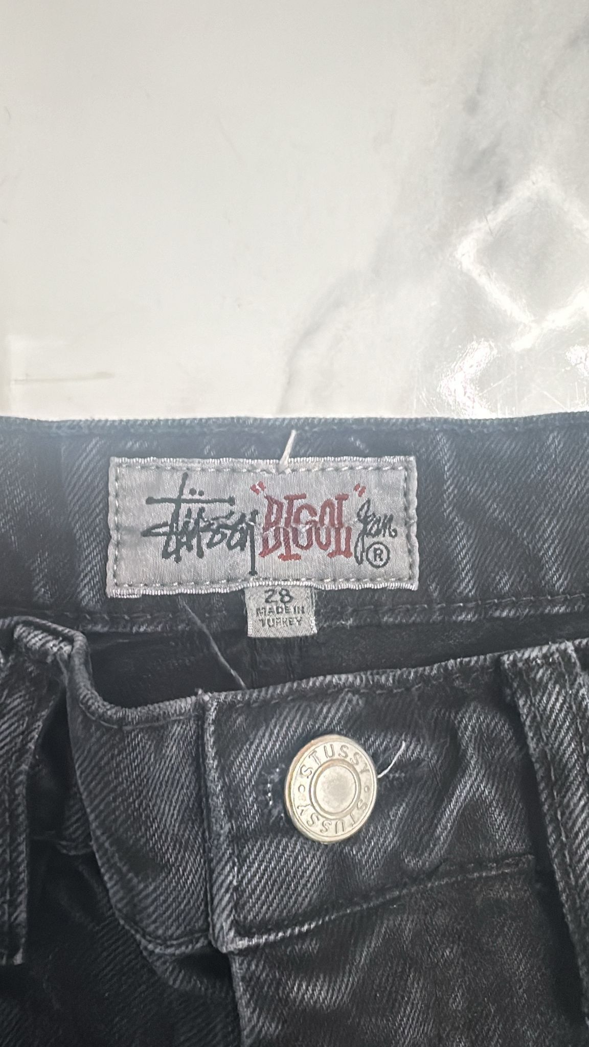 Stussy × Vintage Stüssy Big Ol Jean Size 28 Black Size US 28 / EU 44 - 7 Thumbnail