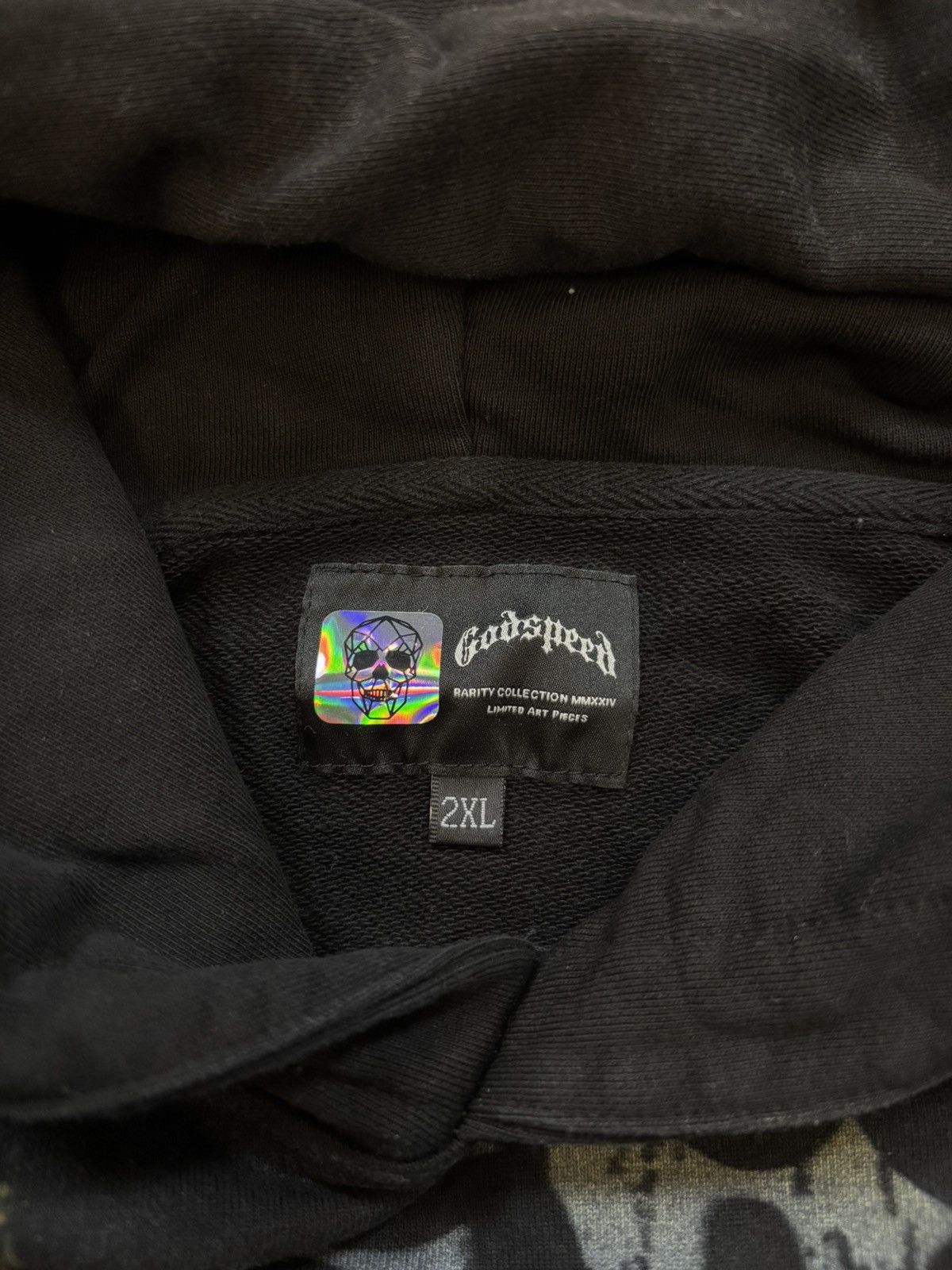 Godspeed Godspeed Artificial Love Hoodie, Washed Black Size US XXL / EU 58 / 5 - 7 Thumbnail
