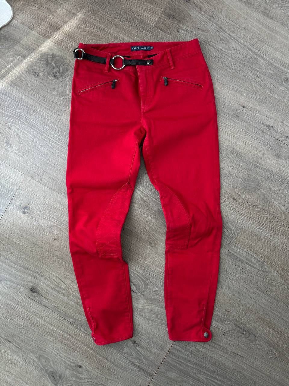Polo Ralph Lauren × Vintage Vintage Polo Ralph Lauren Red Women’s Pants Size 27" / US 4 / IT 40 - 3 Thumbnail