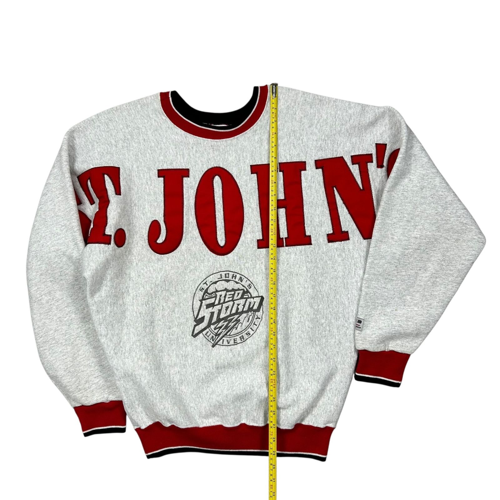 NCAA VTG St Johns Red Storm LEGENDS ATHLETIC SWEATSHIRT SPELL OUT Size US M / EU 48-50 / 2 - 12 Thumbnail