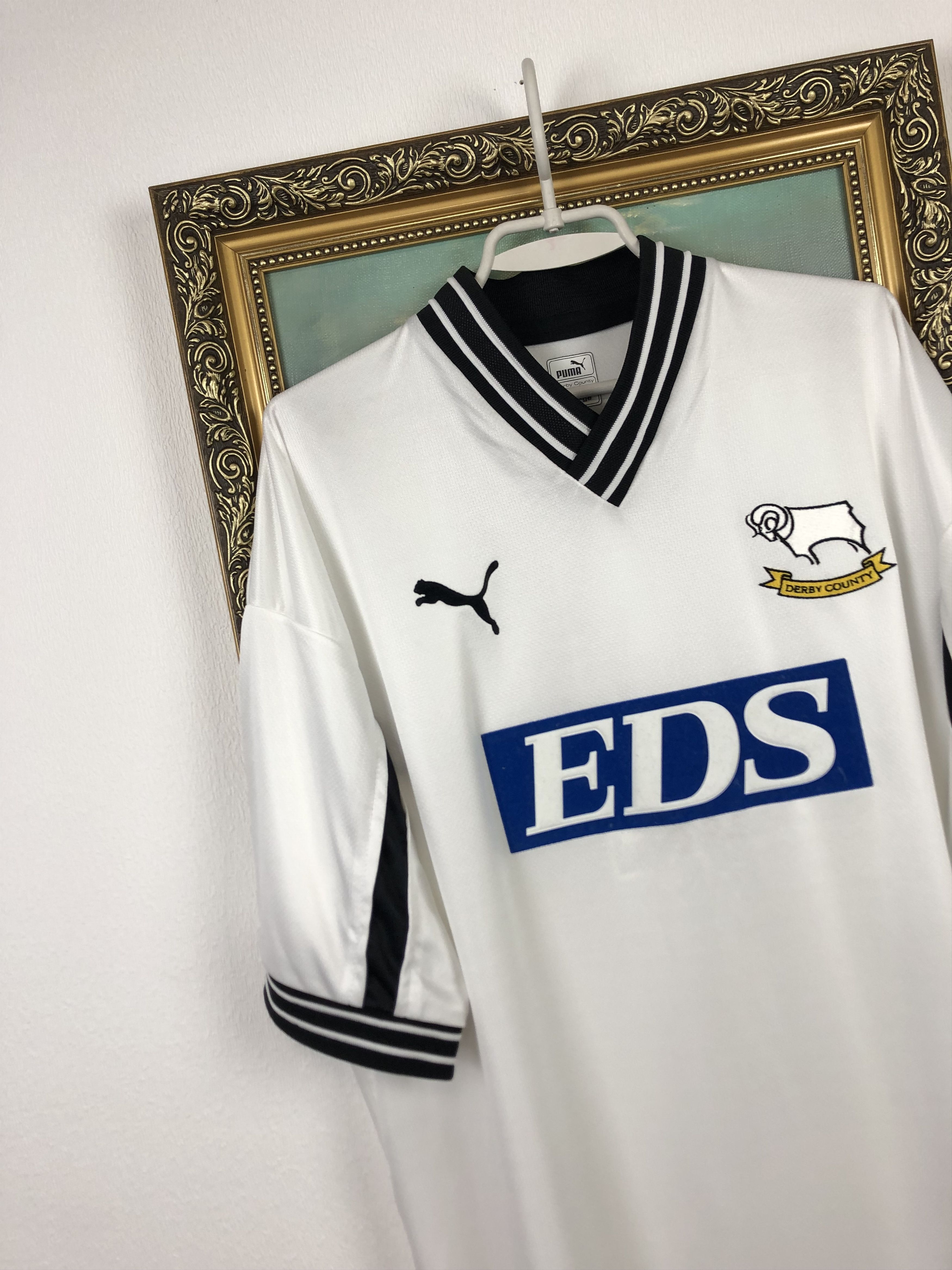 Vintage Derby County football shirt 1999 Soccer #1 Jersey Tee Hype Size US XL / EU 56 / 4 - 3 Thumbnail