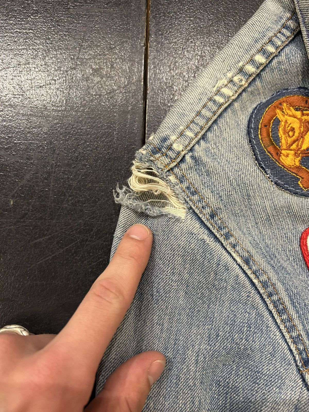 Levi's Vintage Clothing Vintage Levis Patch Denim Jacket Size US S / EU 44-46 / 1 - 4 Thumbnail