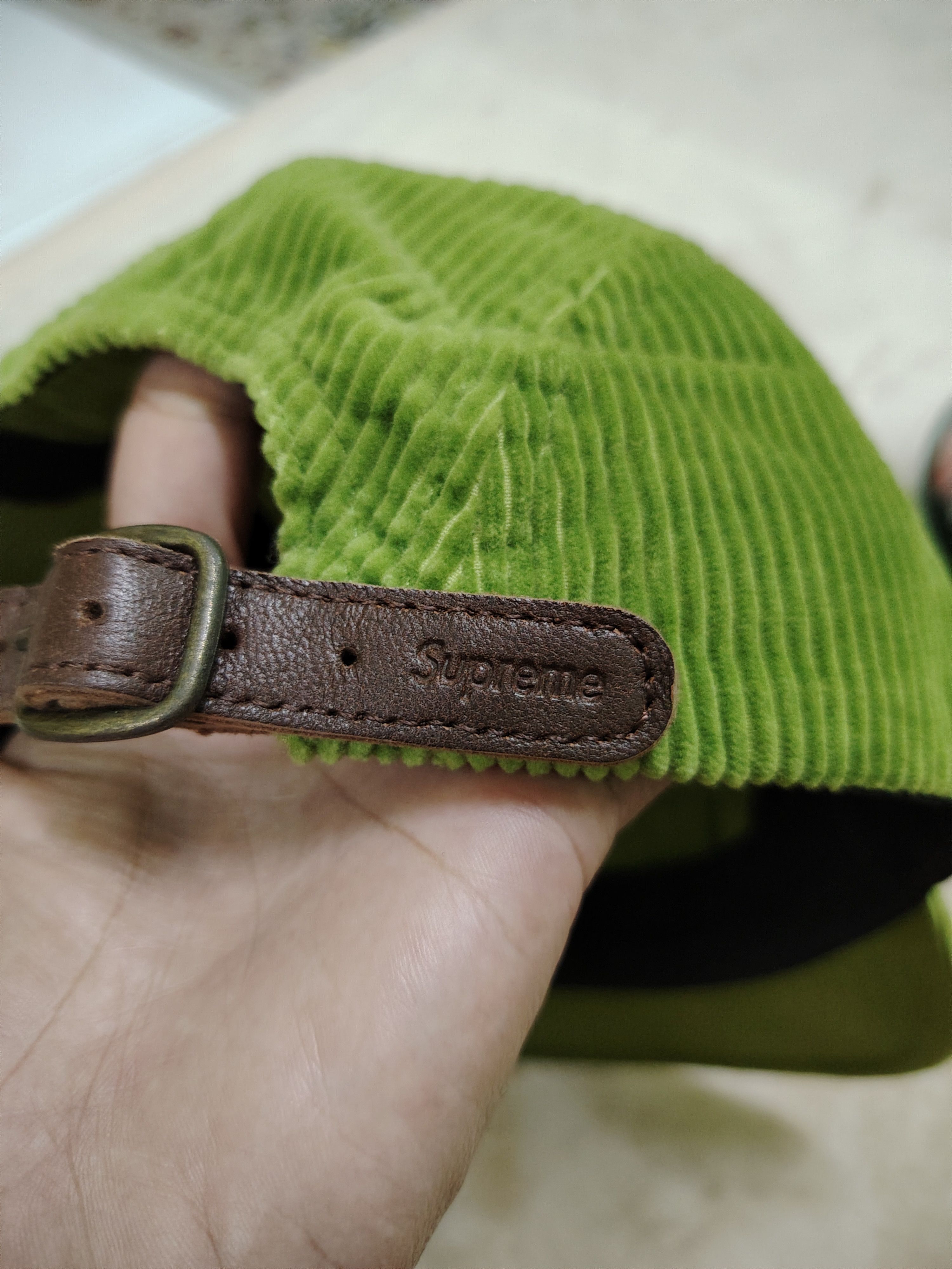 Supreme Supreme Green Corduroy 5 Panel Hat Cap Size ONE SIZE - 5 Thumbnail