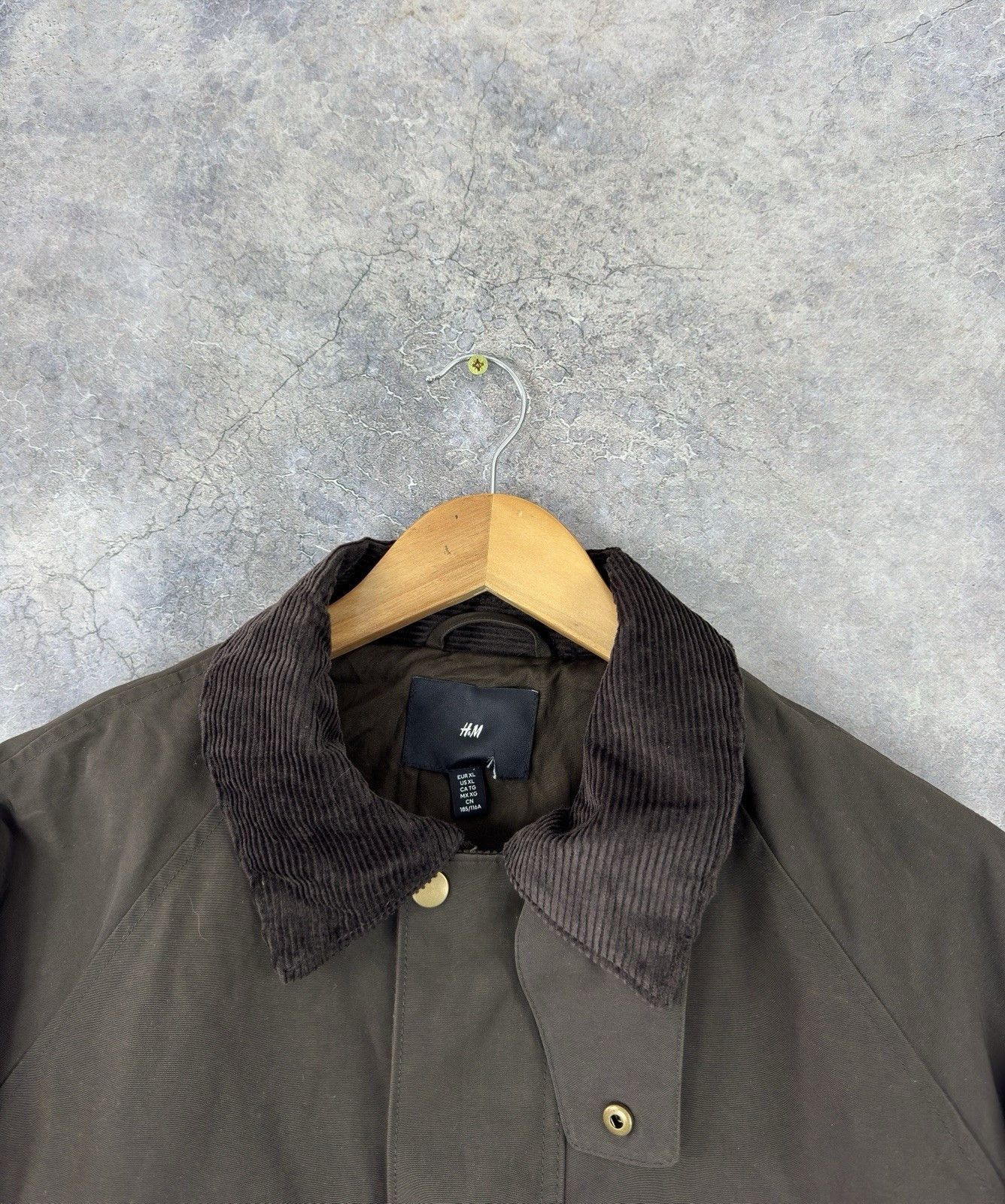 H&M H&M Waxed Wax Transport Casual Jacket Relaxed Fit Size US XL / EU 56 / 4 - 5 Thumbnail