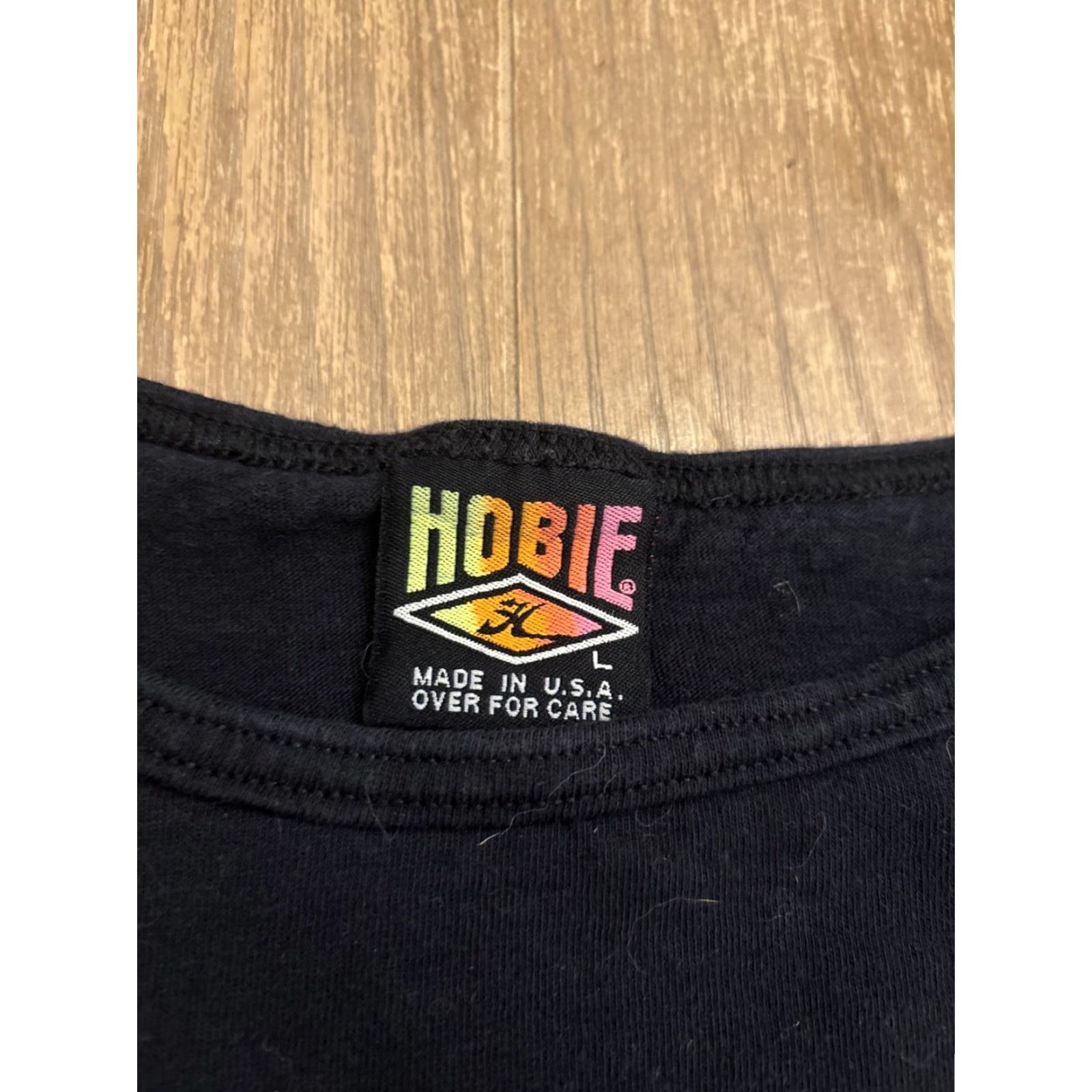 Vintage VINTAGE Hobie Tank Top Shirt L Black Hibiscus Beach 90s Mens Surf Tropical Hibiscus Tops Size US L / EU 52-54 / 3 - 3 Thumbnail