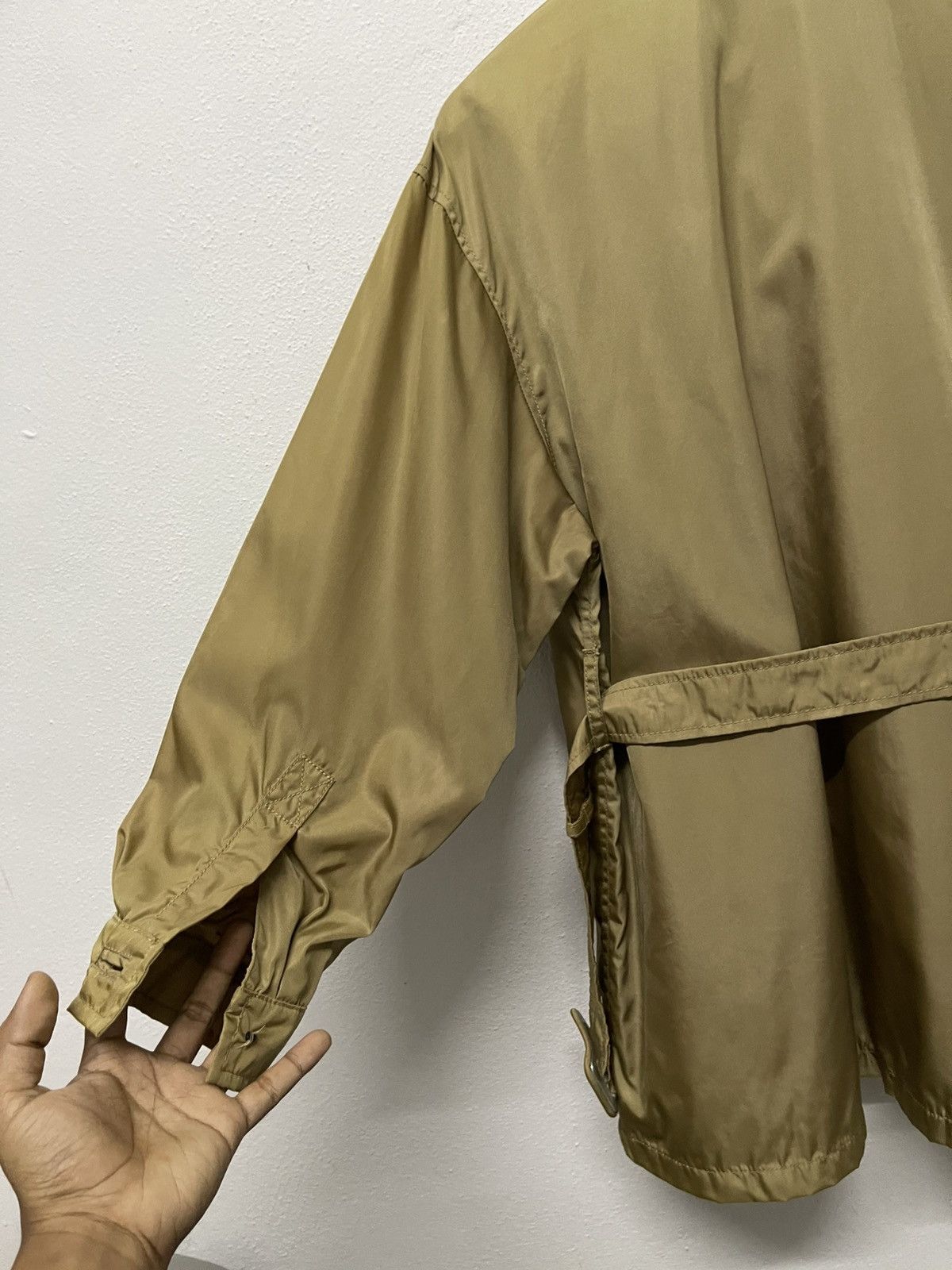 Prada SS99 PRADA MILANO NYLON TRENCH COAT SUN FADED Size M / US 6-8 / IT 42-44 - 10 Thumbnail