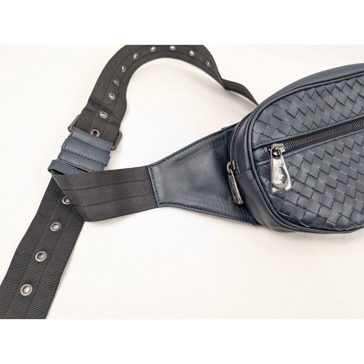 Bottega Veneta o1rshd1 / Intrecciato Ribbon Belt Bag in Dark Blue Size ONE SIZE - 13 Thumbnail