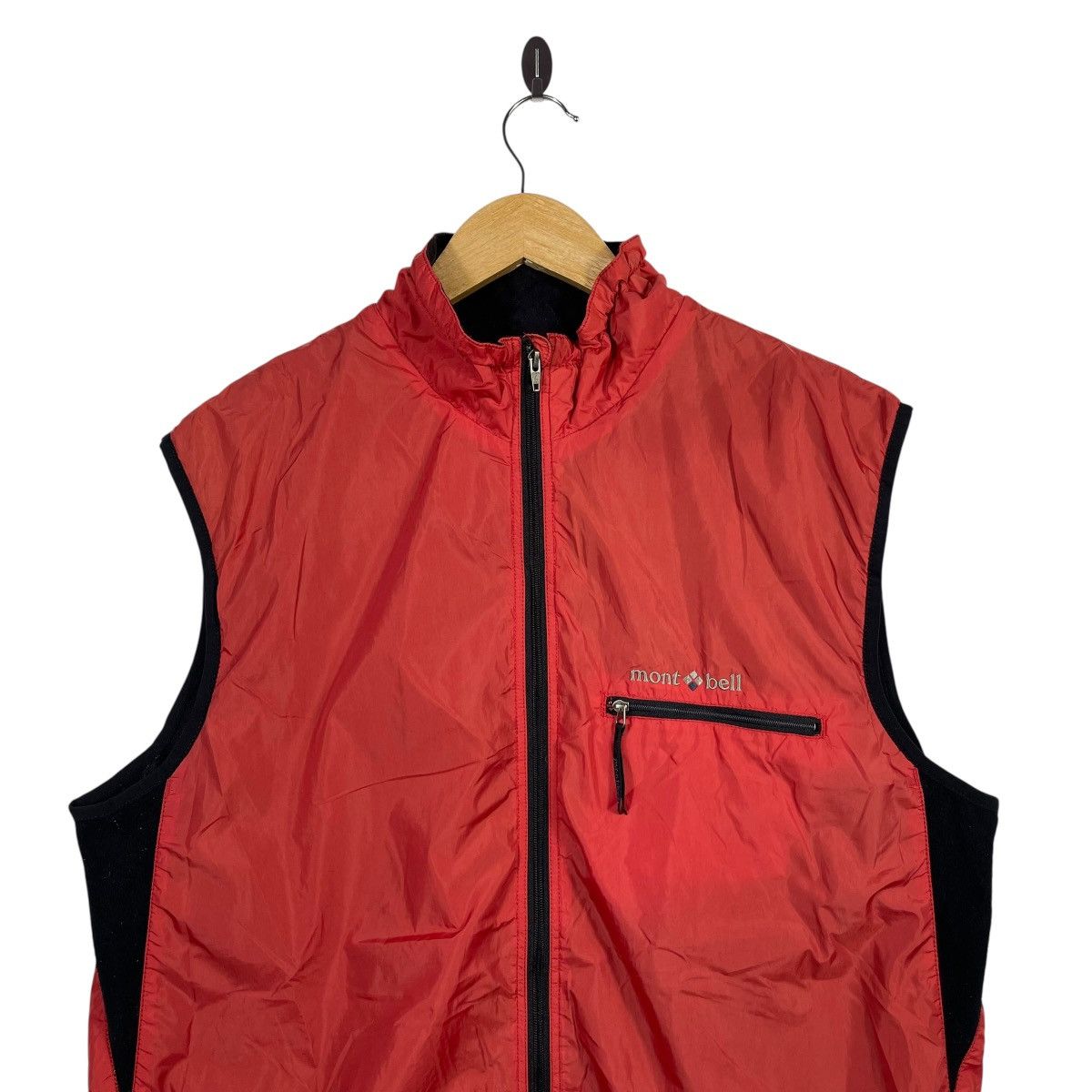 Montbell Montbell Climalight Fleece Lined Red Softshell Vest Japan Size US XL / EU 56 / 4 - 2 Thumbnail