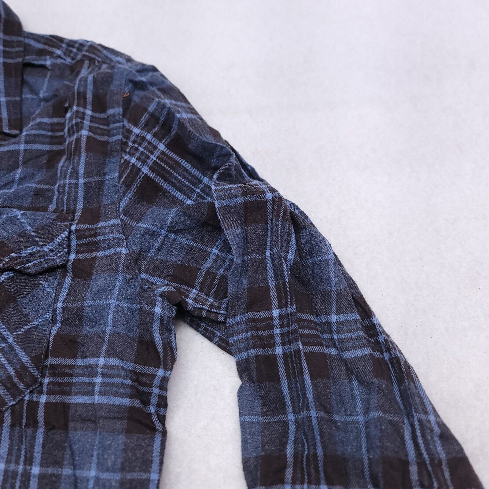 Weatherproof Weatherproof Tartan Flannel Casual Shirt Womens Size M Blue Size M / US 6-8 / IT 42-44 - 5 Thumbnail
