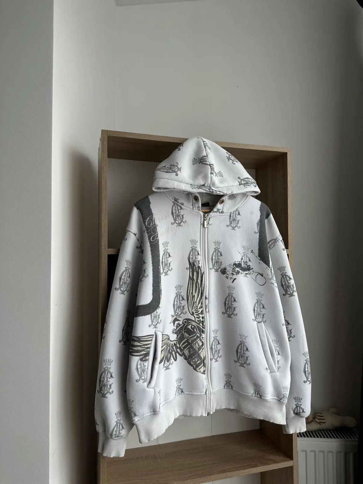 Christian Audigier × Ed Hardy × Vintage Vintage Ed Hardy Christian Audigier White Hoodie Size US M / EU 48-50 / 2 - 5 Thumbnail