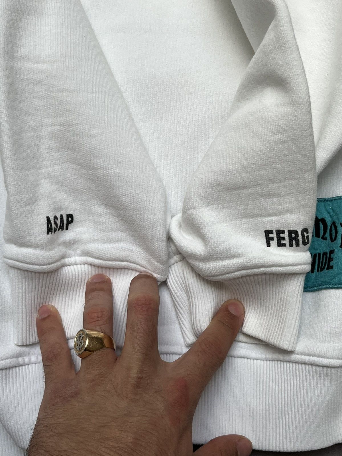 Other A$A$AP Ferg x PlatformX Crewneck White S — Made in Por Size US S / EU 44-46 / 1 - 6 Thumbnail
