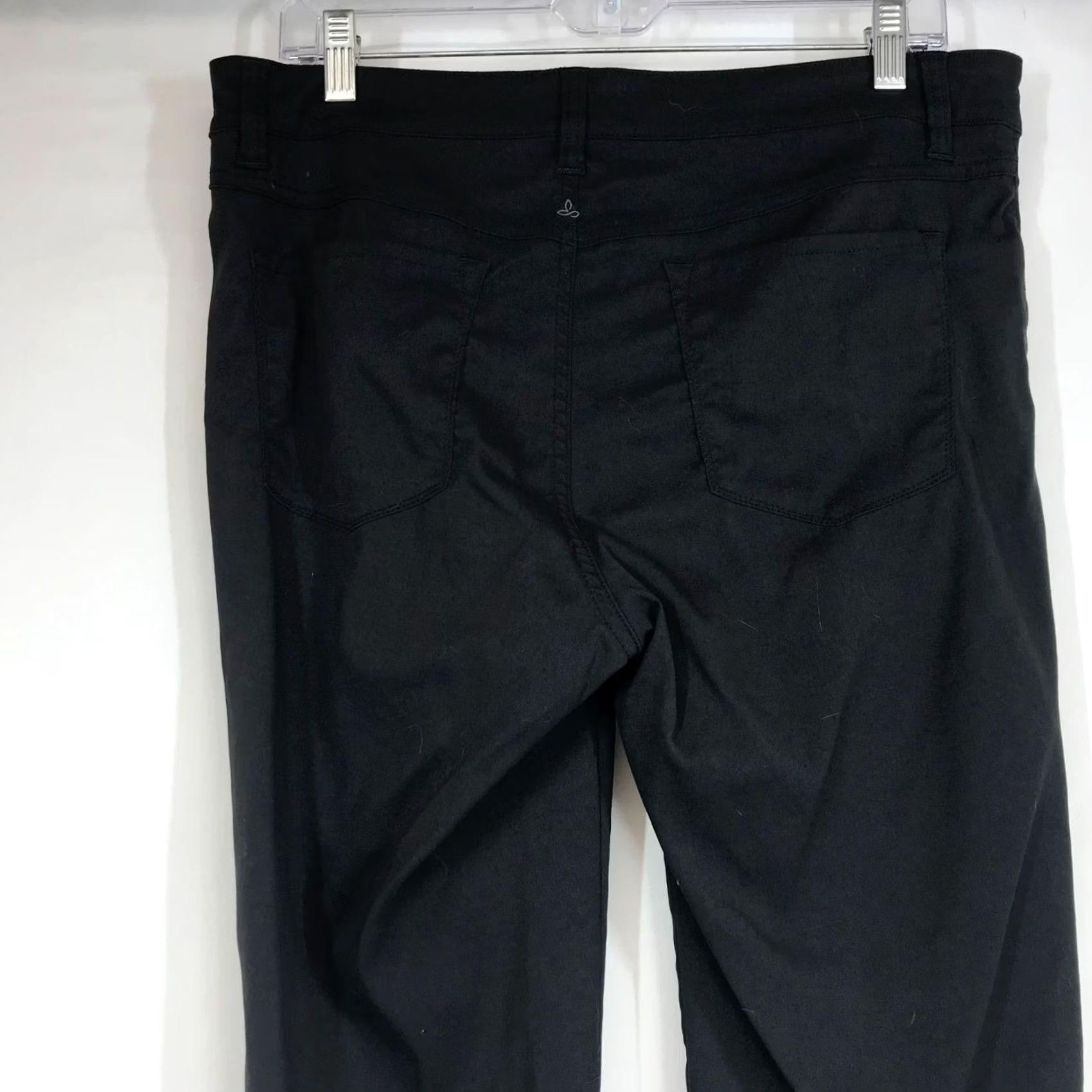 Vintage PRANA WOMEN'S 12 BLACK NYLON BLEND OUTDOOR PANTS Jeans Adult Wide 12 Black Womens Pants Size 34" / US 12 / IT 48 - 5 Thumbnail