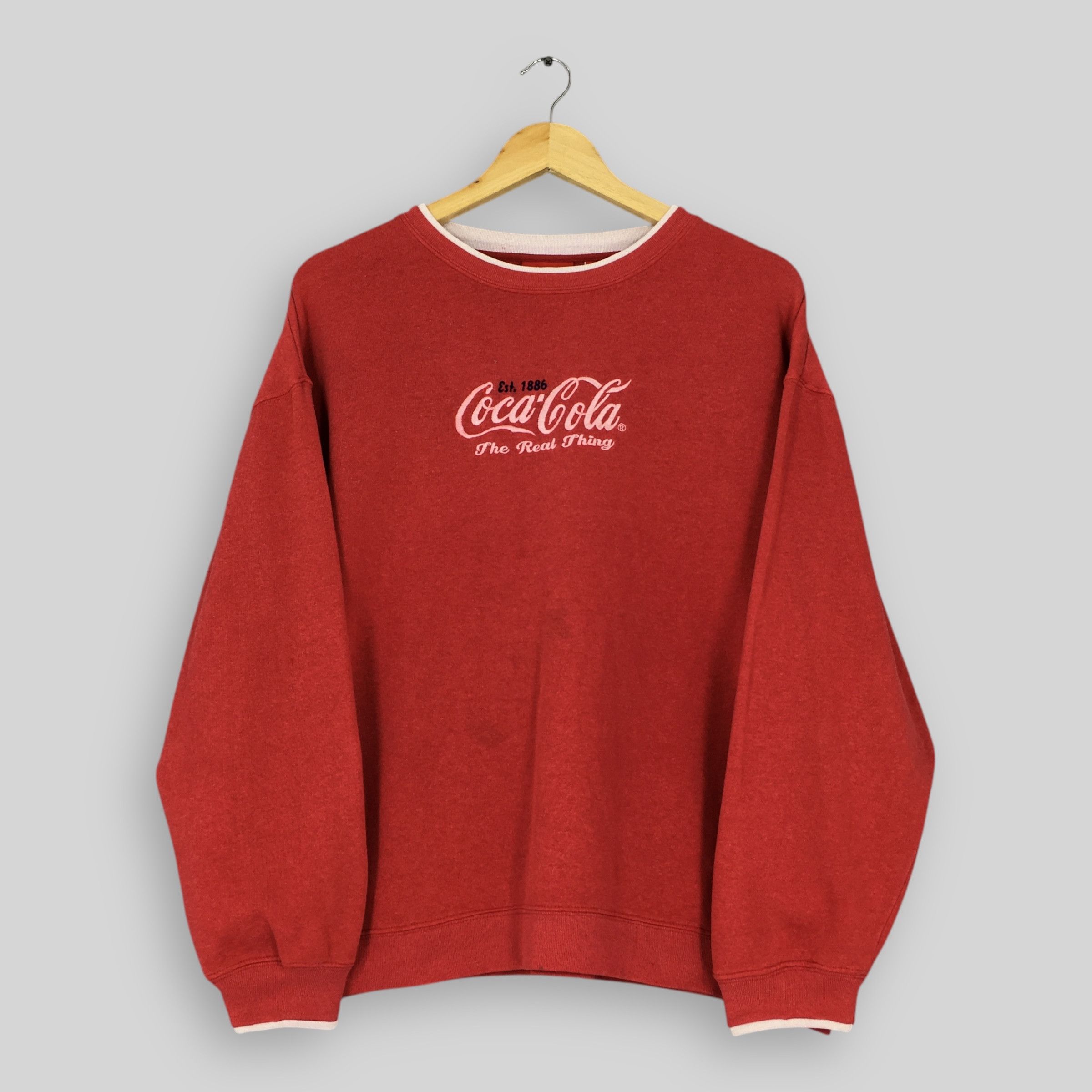 Coca Cola × Vintage Vintage Coca Cola Carbonated Drink Sweatshirt XLarge Size US XL / EU 56 / 4 - 1 Thumbnail