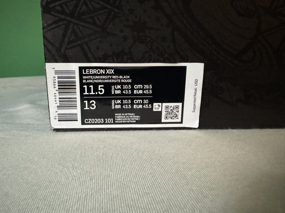 Nike Nike lebron 19 sketch 2022 Size US 11.5 / EU 44-45 - 7 Thumbnail