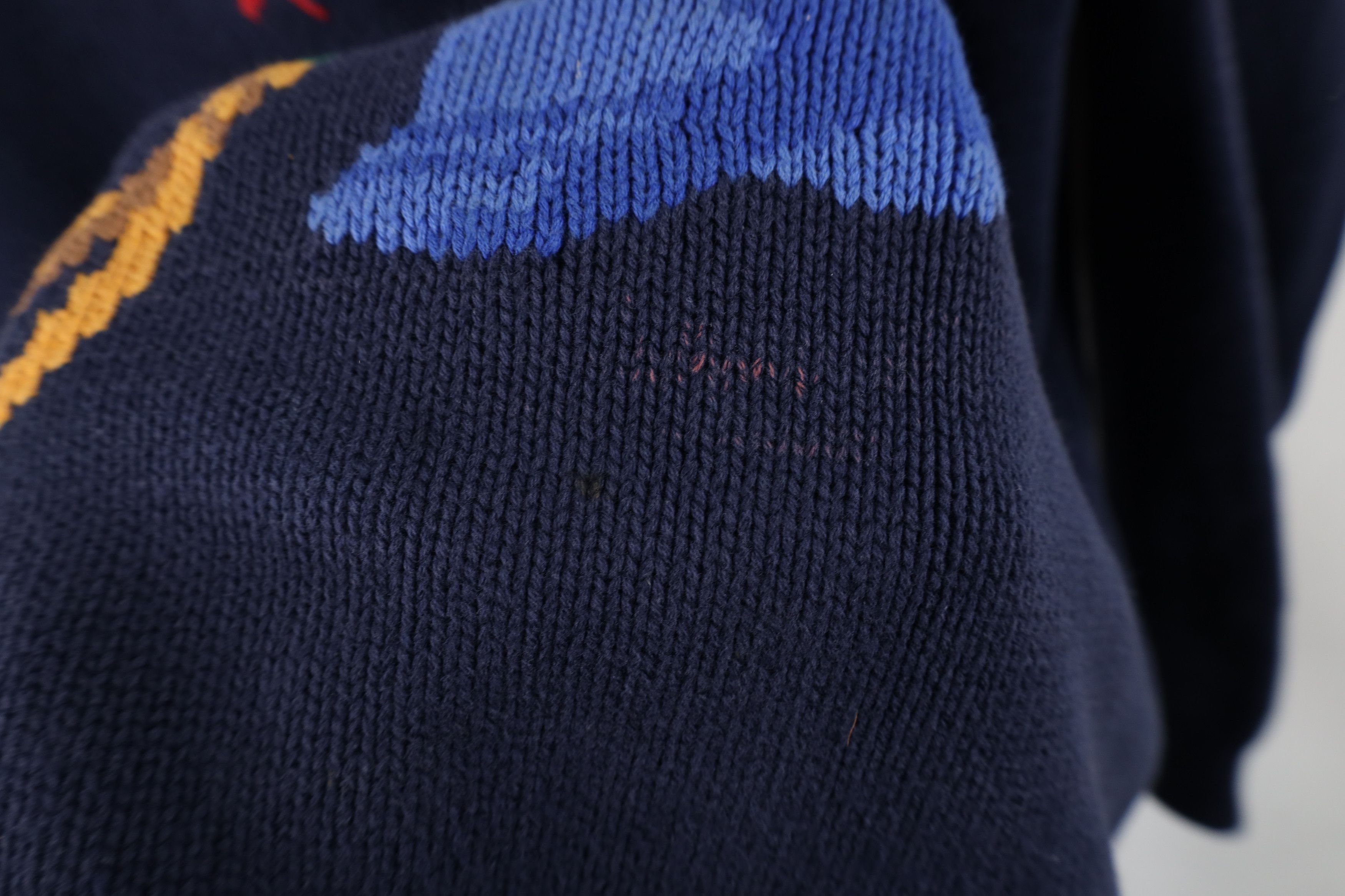 Vintage Vintage 90s Streetwear Horse Polo Turtleneck Sweater Knit Size XL / US 12-14 / IT 48-50 - 7 Thumbnail