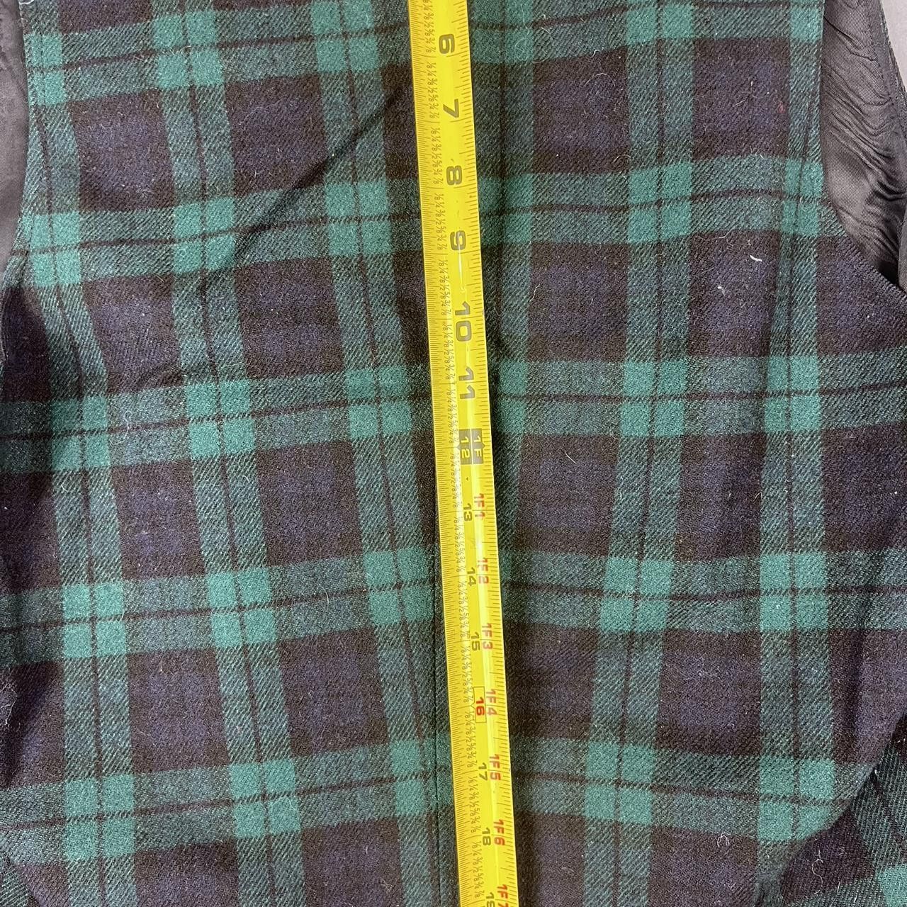 Pendleton Vintage Pendleton Green Plaid Wool Vest Made in USA Size M Size US M / EU 48-50 / 2 - 5 Thumbnail