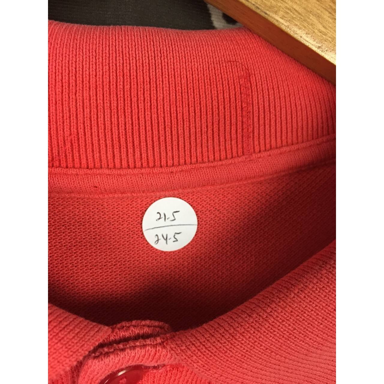 Fred Perry × Vintage Vtg Fred Perry Coral Red Cotton Pique Casual Polo Tee Size US M / EU 48-50 / 2 - 14 Thumbnail