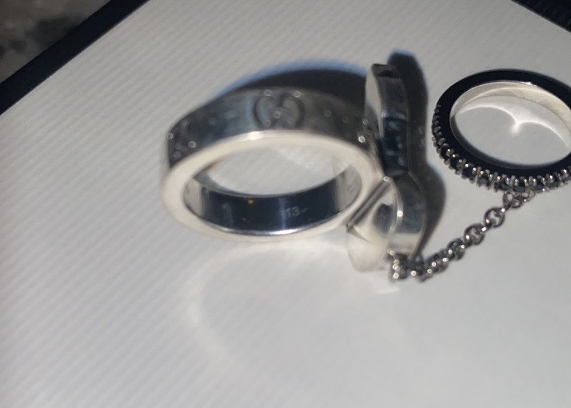 Gucci GUCCI Spinel Bosco & Orso Double Ring size US 6.5 Size ONE SIZE - 8 Thumbnail