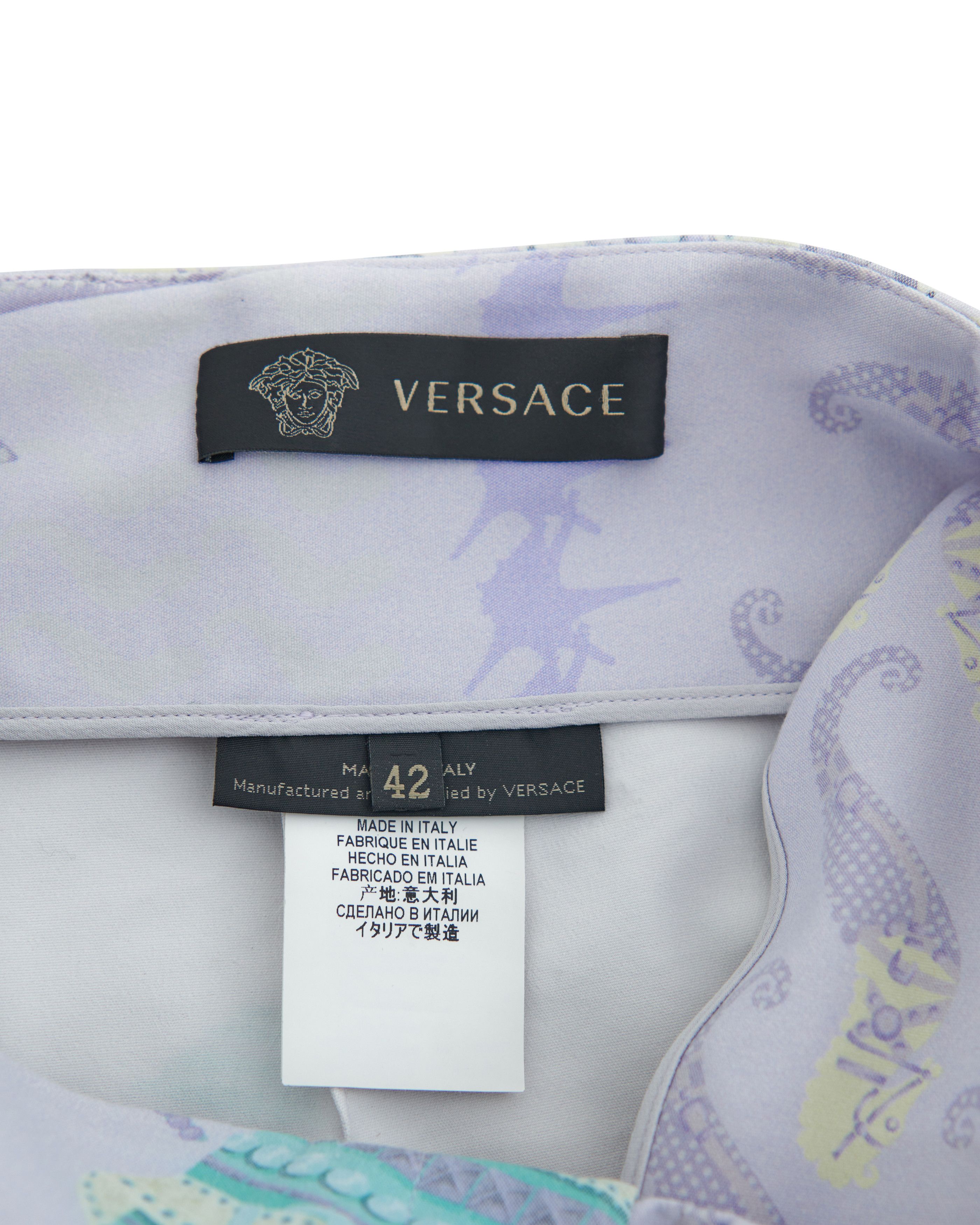 Versace by Donatella S/S 2012 Seashell printed shorts Size 28" / US 6 / IT 42 - 6 Thumbnail