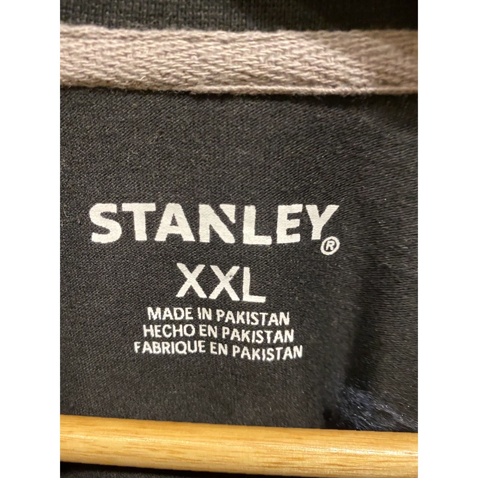 Vintage Stanley Stretch Shirt Mens 2XLBlack Henley Short Sleeve Button-Up NWT Work New Size US XXL / EU 58 / 5 - 5 Thumbnail
