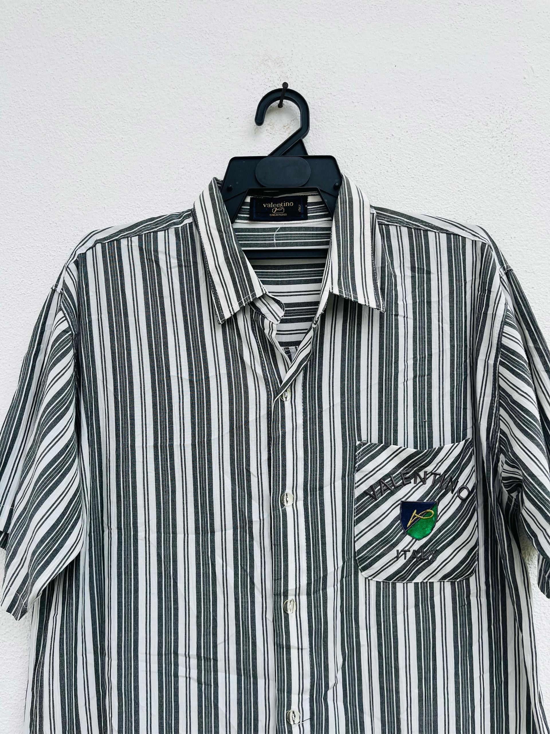 Valentino Vintage Valentino Striped Japanese Designer Fashion Style Size US L / EU 52-54 / 3 - 3 Thumbnail