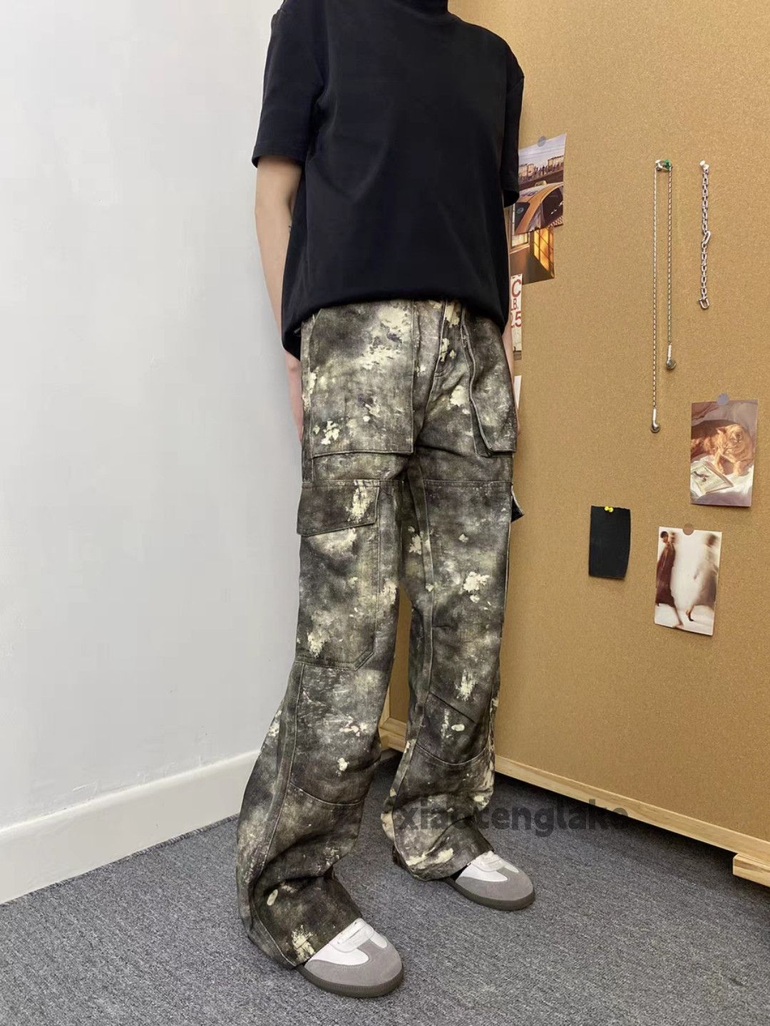 Designer × Vintage washed faded utility skate hiphop camo military pants Size US 32 / EU 48 - 4 Thumbnail