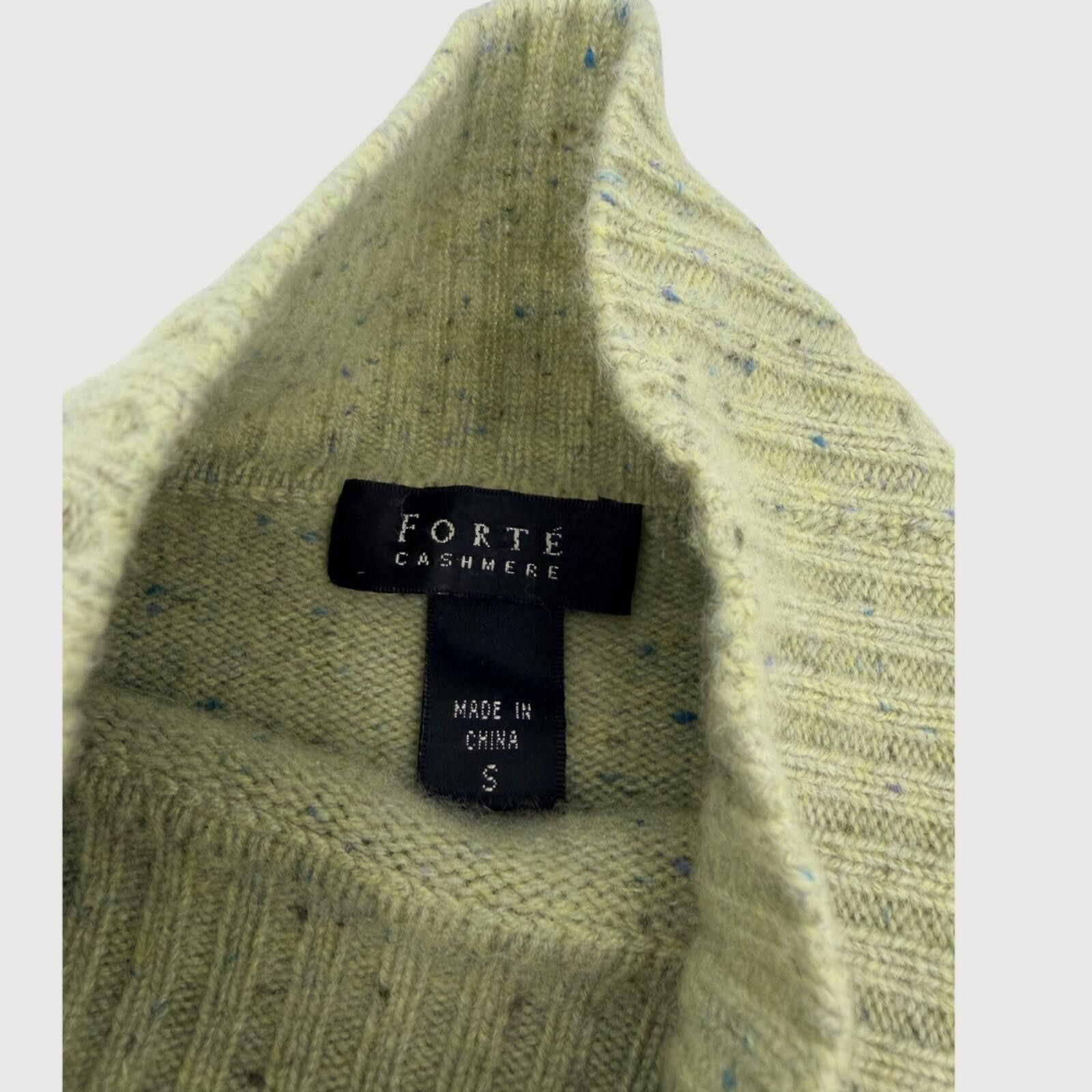 Other Forte Cashmere Mock Neck Sweater Sage Marled S Size S / US 4 / IT 40 - 3 Thumbnail