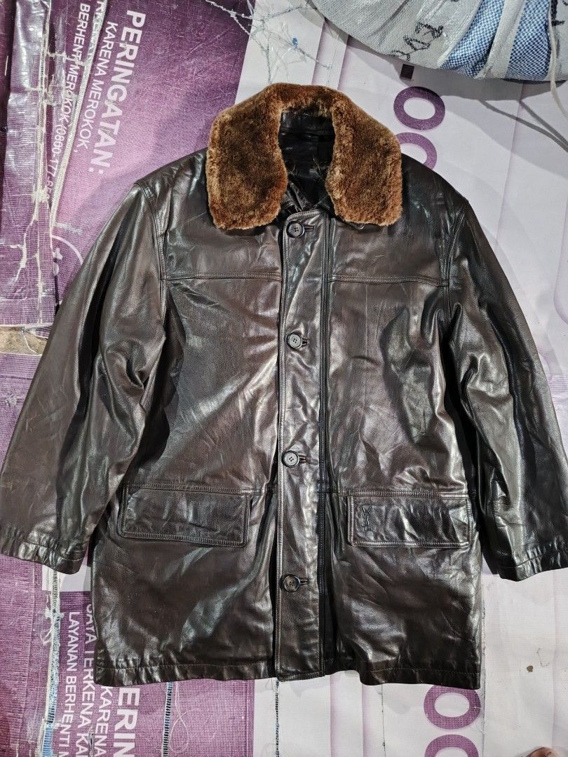 Yves Saint Laurent YSL leather jacket vintage Size US M / EU 48-50 / 2 - 4 Thumbnail