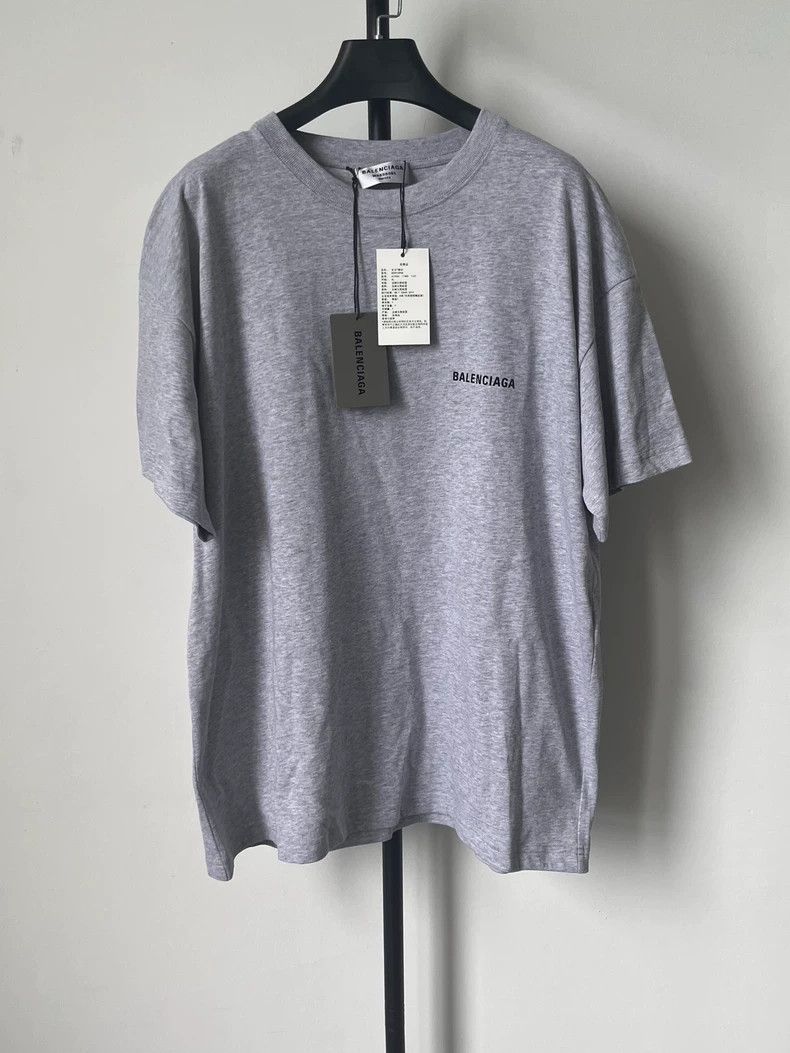 Balenciaga Balenciaga Logo printed vintage Jersey short sleeve T-shir Size US XL / EU 56 / 4 - 1 Thumbnail