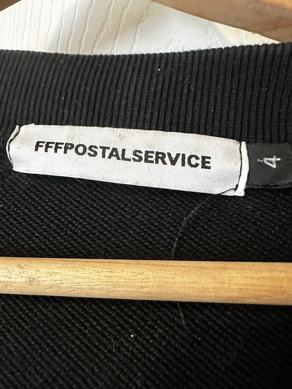 FFFPOSTALSERVICE Fffpostalservice OG Cropped Curve Zip Hoodie Size US XL / EU 56 / 4 - 3 Thumbnail