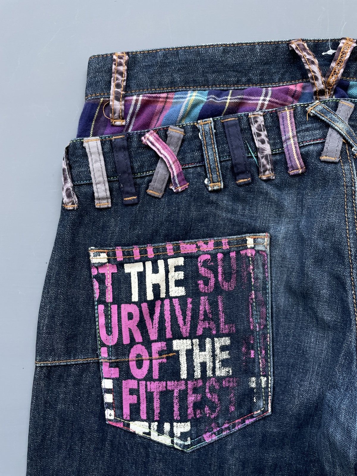 Other Double Waist Jeans (P119) Size US 33 - 10 Thumbnail