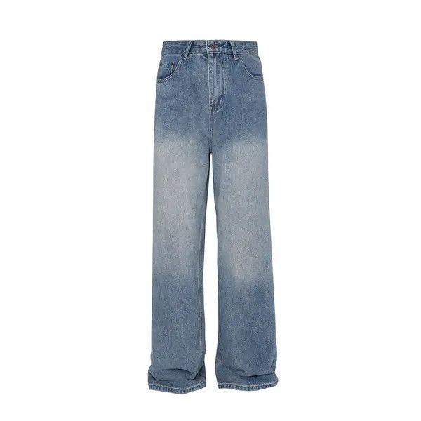 Japanese Brand Norika x Yumi Loose straight washed casual gradient jeans Size US 32 / EU 48 - 1 Thumbnail