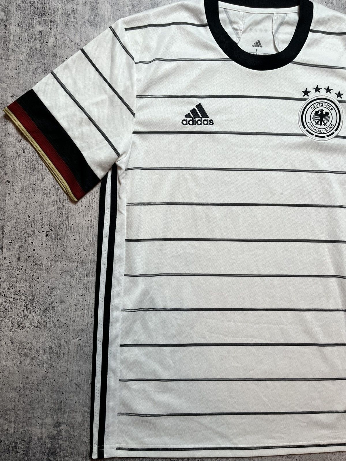 Adidas GERMANY 2020 2021 HOME SOCCER JERSEY ADIDAS EH6105 SZ L Size US L / EU 52-54 / 3 - 2 Thumbnail