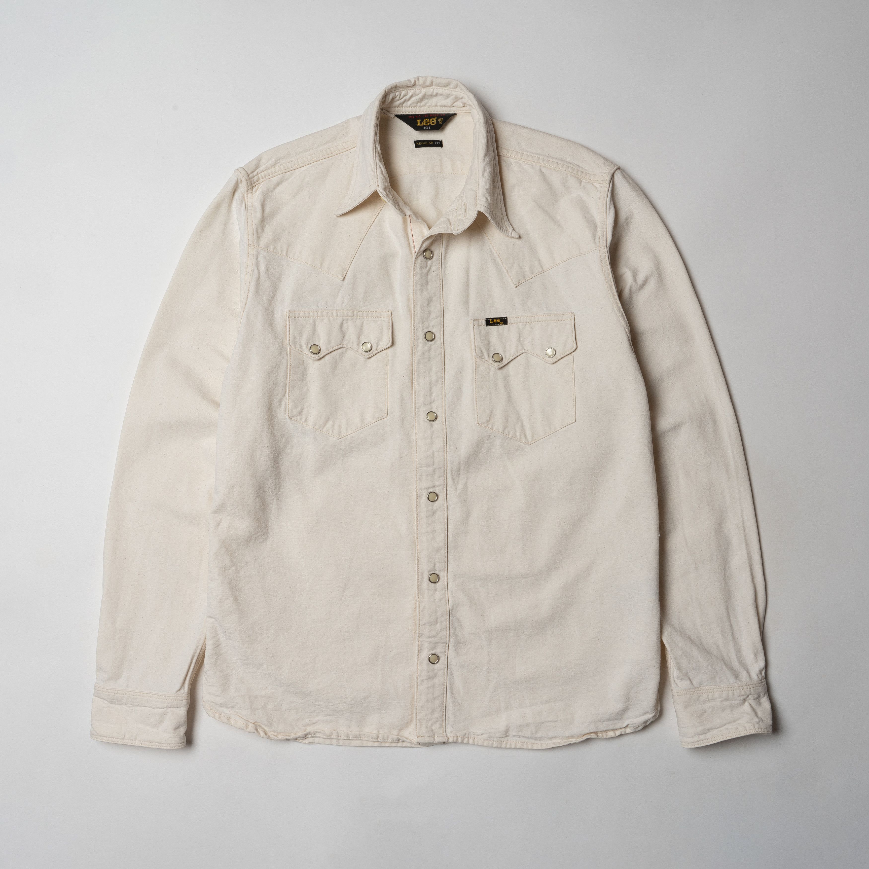 Lee 🔵LEE 101 Rider Shirt Western Snap Button Up with selvage Size US M / EU 48-50 / 2 - 2 Thumbnail