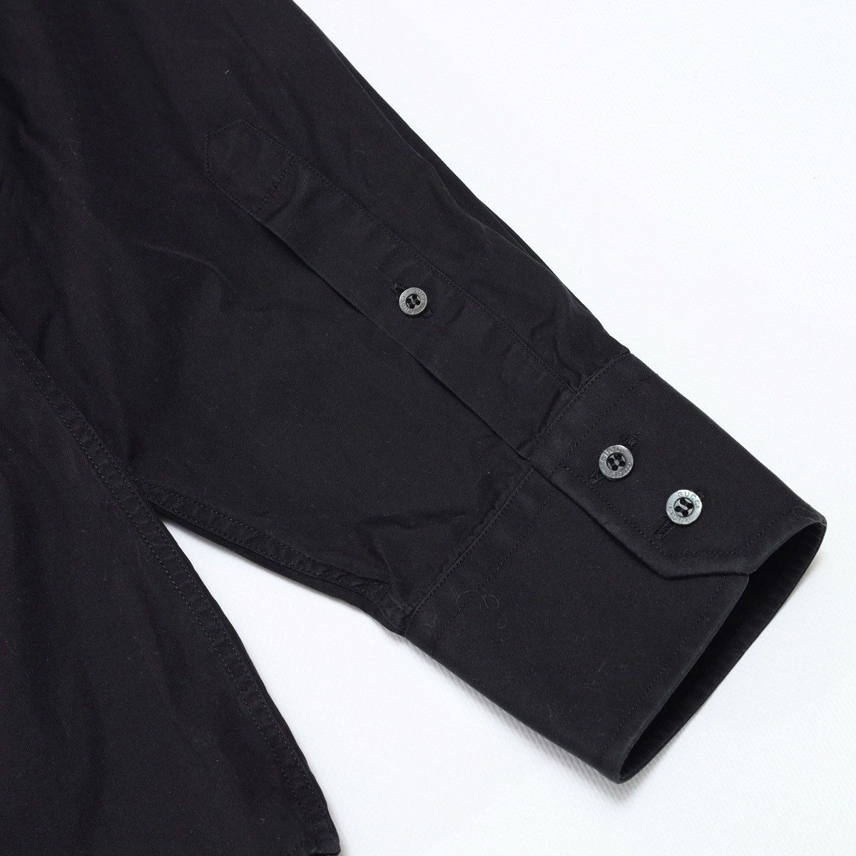 Gucci Gucci Cotton Black Shirt Size US L / EU 52-54 / 3 - 13 Thumbnail